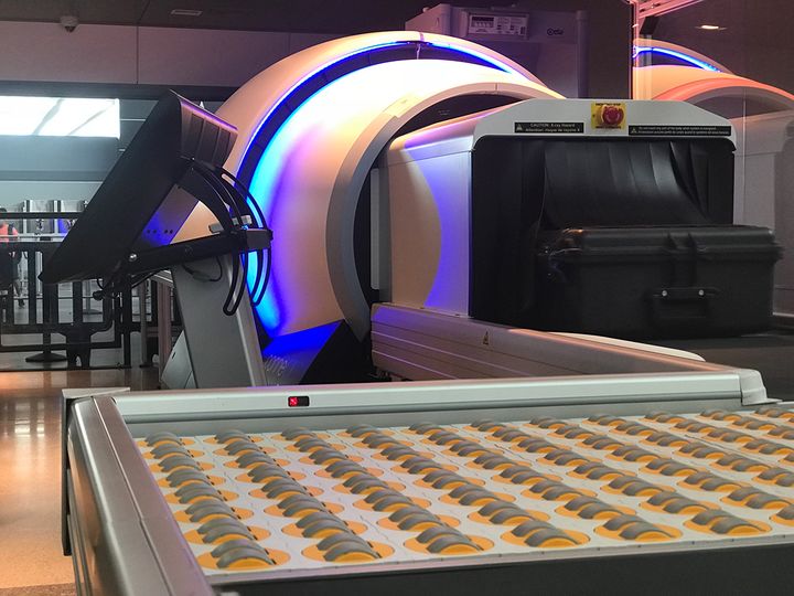 A CT Scanner at Terminal 8 of New York JFK Airport